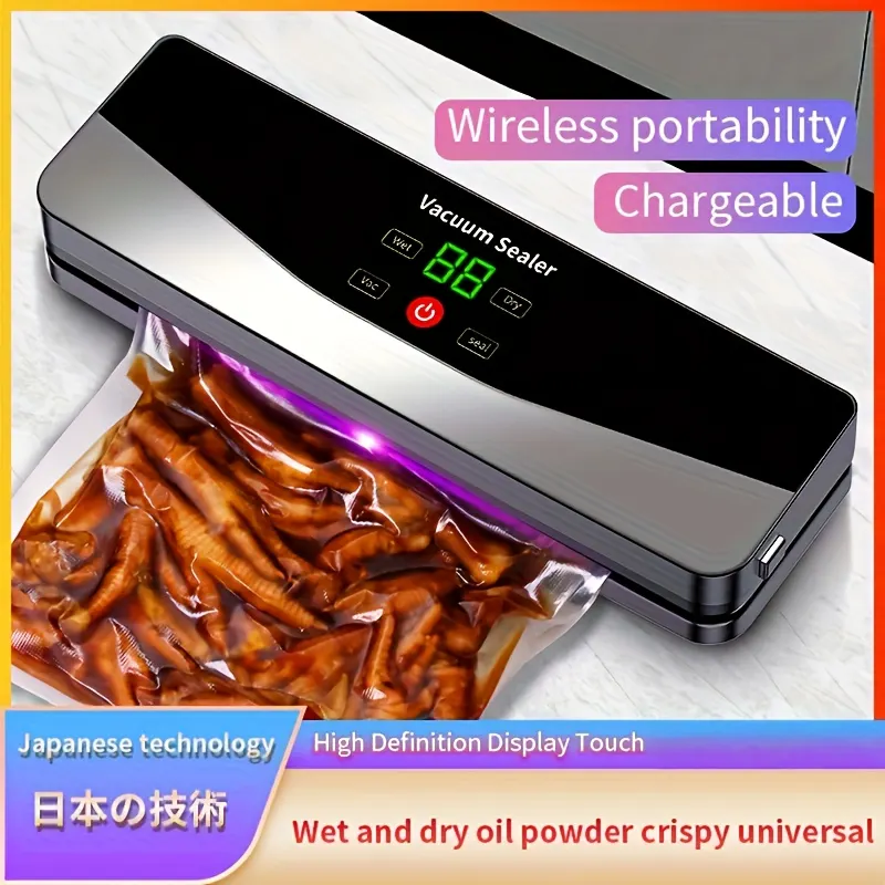 Portable Bag Sealer, USB Rechargeable with Magnet