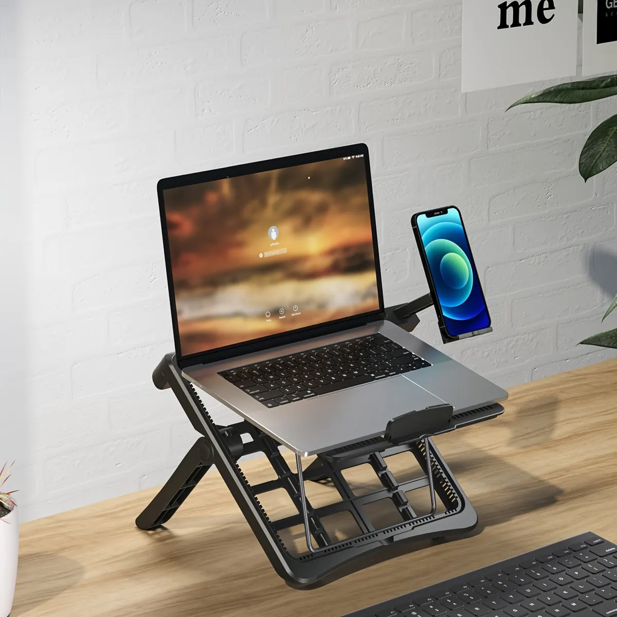 Adjustable & Foldable Laptop Stand – Up to 17.3 Inches